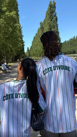 Top chemise baseball « DROGBA » Côte-d’Ivoire