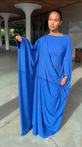 Robes Aliyah bleu saphir