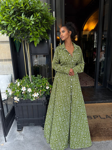 Robe yeleen verte