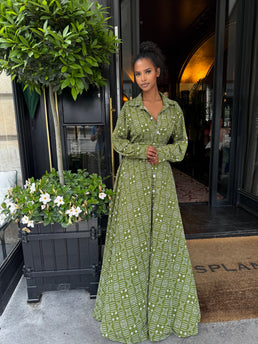 Robe yeleen verte