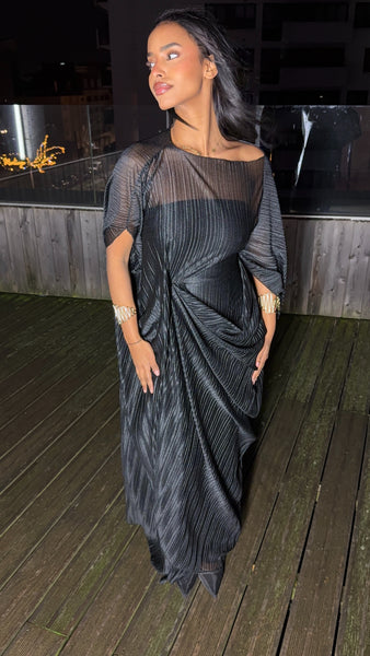 Robe Adisa black - Fresh Kita 