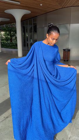 Robes Aliyah bleu saphir